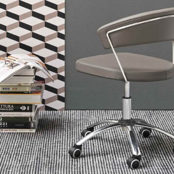 Chair New York  with Casters by calligaris mariette clermont