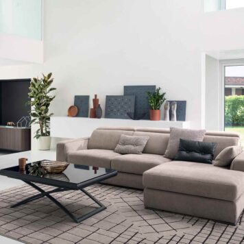 cast 3 places maxi sofa with long chair by calligaris mariette clermont
