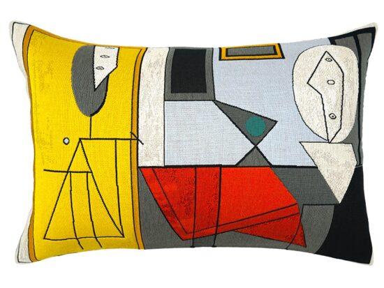 Coussin L'Atelier par Jules Pansu Mariette Clermont Meuble Laval